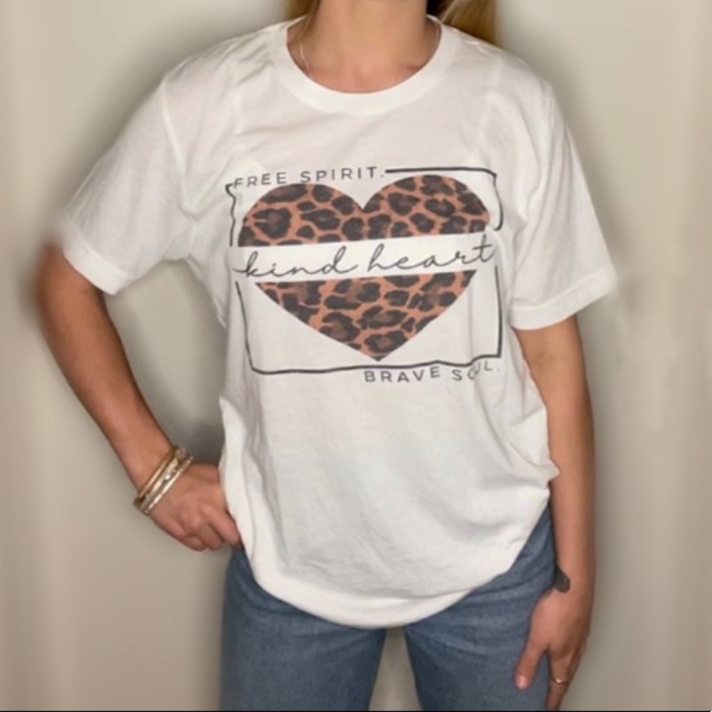 Free Spirit Kind Heart Brave Soul Tee